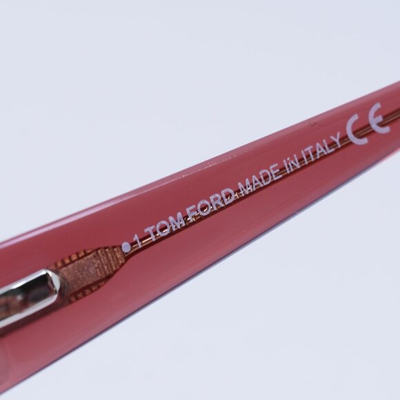 Tom Ford FT5745-B 072 Eyeglasses Rose 54mm Square Frame, Blue Light Block Lenses - Picture 8 of 9